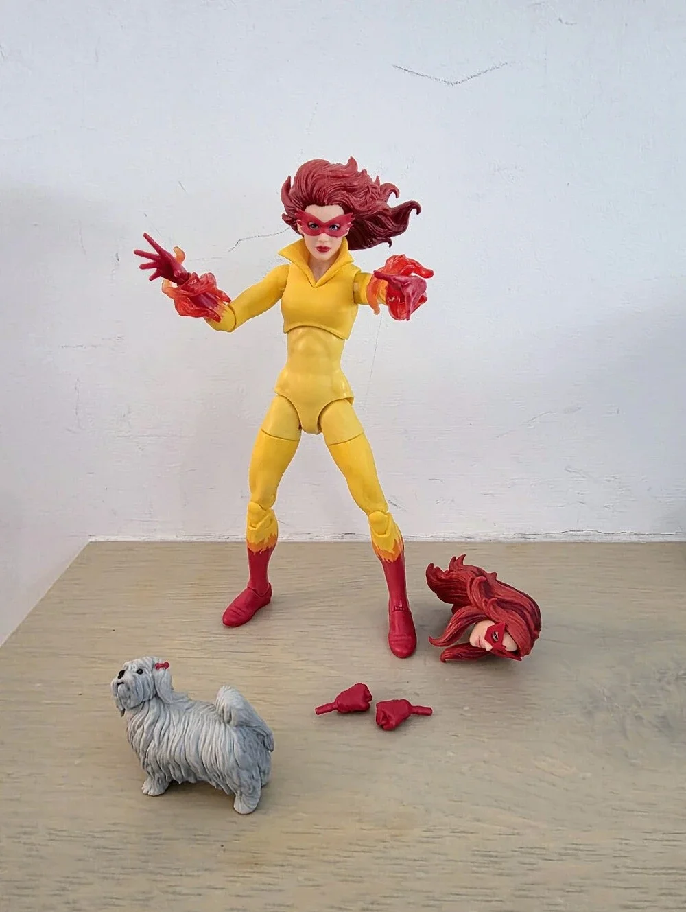 Marvel Legends Firestar and Ms. Lion Action Figure, Spiderman and his amazing fr